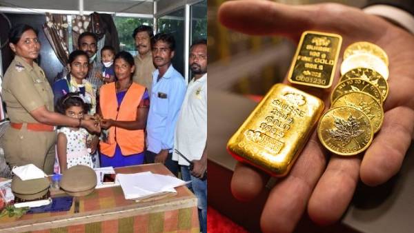 Sanitation worker returned 100 gram gold coin in chennai Sanitation worker returned 100 gram gold coin in chennai