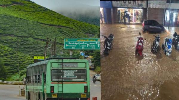 ஊட்டியில் கொட்டிய மழை.. நிலச்சரிவு.. அந்தரத்தில் தொங்கிய வீடுகள்.. நூலிழையில் உயிர்தப்பிய மக்கள் 