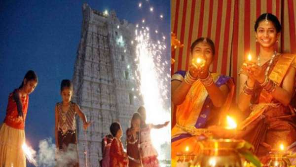 புத்தாடைகள் அணிந்து... வாழ்த்து பரிமாறி.. தமிழகம் முழுவதும் தீபாவளி பண்டிகை கோலாகல கொண்டாட்டம்..! 