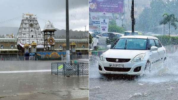 Heavy rain alert pathayathra paths close to Tirupati TTD orders Heavy rain alert pathayathra paths close to Tirupati TTD orders