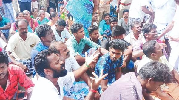 மருத்துவமனையில் போராட்டம்