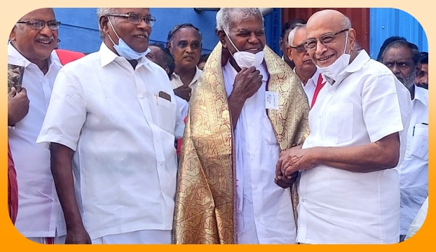 மூத்த இடதுசாரித் தலைவர் நல்லகண்ணு 97-வது பிறந்த நாள்- முதல்வர் ஸ்டாலின் உள்ளிட்டோர் நேரில் வாழ்த்து 