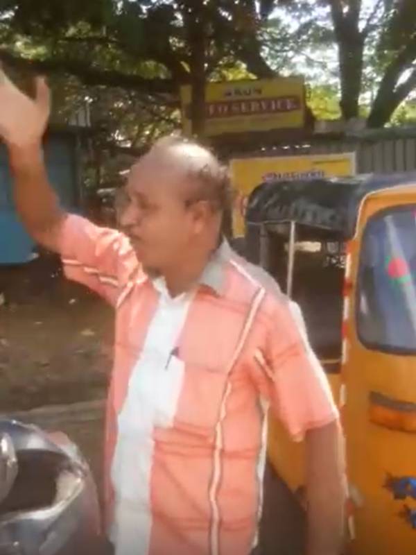 வாகனத்தை நிறுத்தியது ஏன்