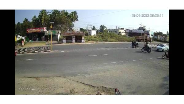 Pollachi car bike accident caught on cctv footage video Pollachi car bike accident caught on cctv footage video
