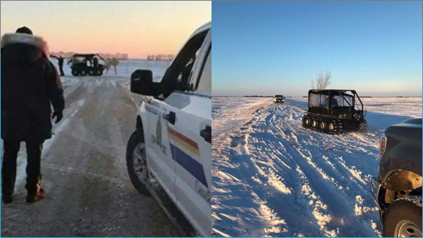 பனியில் உறைந்தே உயிரிழந்த 4 இந்தியர்.. மைனஸ் 35 டிகிரி செல்சியஸ்... கனடா எல்லையில் பயங்கரம்