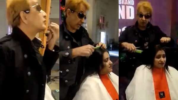 பெண்ணின் தலையில் எச்சில் துப்பிய சிகை அலங்கார நிபுணர்.. கைது செய்யணும்.. இந்து அமைப்பினர்  போர்க்கொடி 