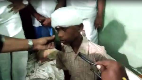 விபத்தில் சிக்கிய சிறுவன்