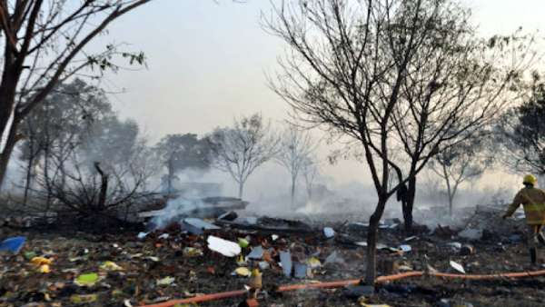 சிவகாசி பட்டாசு ஆலையில் வெடி விபத்து... அறைகள் தரைமட்டம் - 4 பேர் பலி 