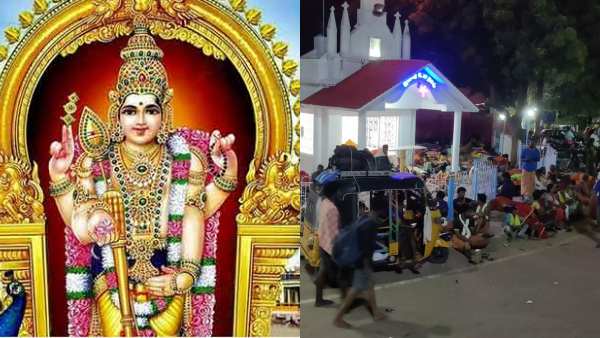 ப்ப்பா இதுதான் தமிழ்நாடு! சர்ச்சில் ஓய்வு எடுத்த மாசித் திருவிழா பக்தர்கள்.. என்ன ஒரு நல்லிணக்கம்! 