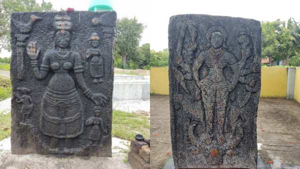 தெள்ளாறு அருகே 8 ஆம் நூற்றாண்டை சேர்ந்த பல்லவர் கால சிற்பங்கள் கண்டுபிடிப்பு 