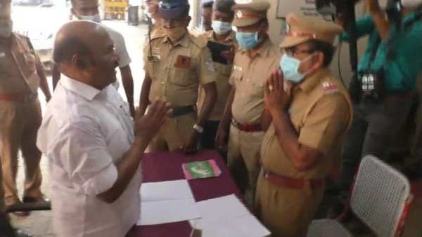 ஜெயக்குமாரை பார்த்ததுமே.. பதறி எழுந்த எஸ்.ஐ.. அடுத்து நடந்ததுதான் விவகாரமே.. ஹாட் திருச்சி