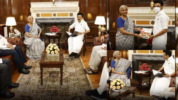 ஜிஎஸ்டி.. நிர்மலா சீதாராமனை சந்தித்த முதல்வர்! கூடவே வந்த பிடிஆர்! என்ன புத்தகம் கொடுத்தார் தெரியுமா