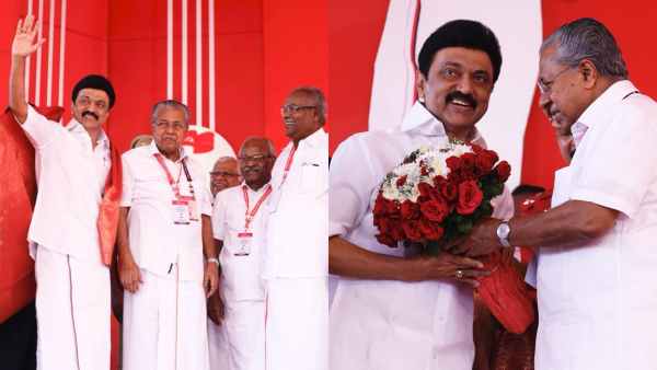 என்ட பேரு ஸ்டாலின்... சகாவு பினராயி விஜயன் சிங்கம் - முதல்வர் மு.க.ஸ்டாலின் மலையாளத்தில் மாஸ் பேச்சு 