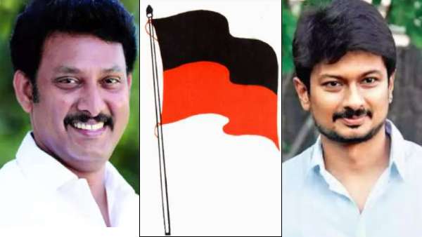 ஓரக்கண்ணால் அன்பில் மகேஷை பார்த்த உதயநிதி.. \