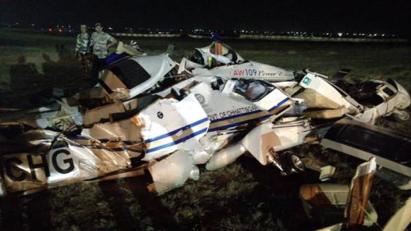 Helicopter Crash At Airport In Chhattisgarhs Raipur, 2 Pilots Dead Helicopter Crash At Airport In Chhattisgarhs Raipur, 2 Pilots Dead