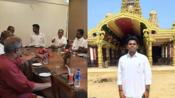 TN BJP Chief Annamalai meets TNA Leaders in Jaffna TN BJP Chief Annamalai meets TNA Leaders in Jaffna