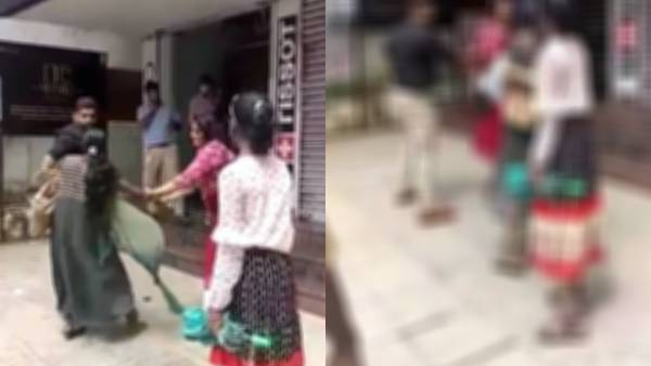 போன் பேசுனது குத்தமாயா? பார்லர் வாசலில் பாக்சிங் செய்த சேச்சி! பிக் ஷோவுக்கே டஃப் கொடுப்பாங்க போல.! 