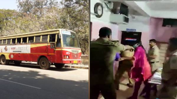 குலுங்கிய பேருந்து.. நள்ளிரவில் போலீசையே திணறவைத்த 3 பெண்கள்.. தீயாய் பரவும் வீடியோ.. என்ன நடந்தது? 