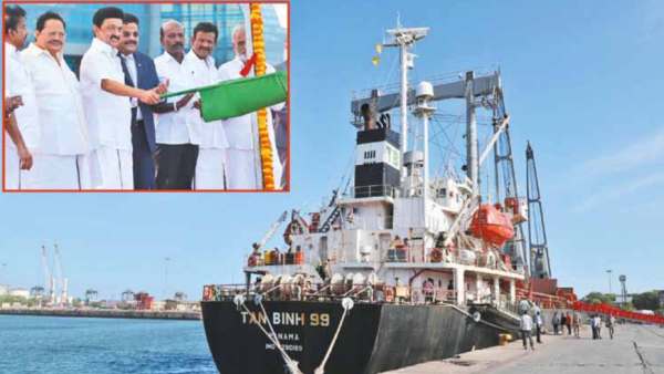 TN relief materials Ship for Sri Lanka to reach Colombo today TN relief materials Ship for Sri Lanka to reach Colombo today