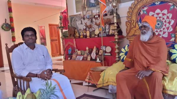 TN BJP Chief Annamalai meets TNA Leaders in Jaffna TN BJP Chief Annamalai meets TNA Leaders in Jaffna