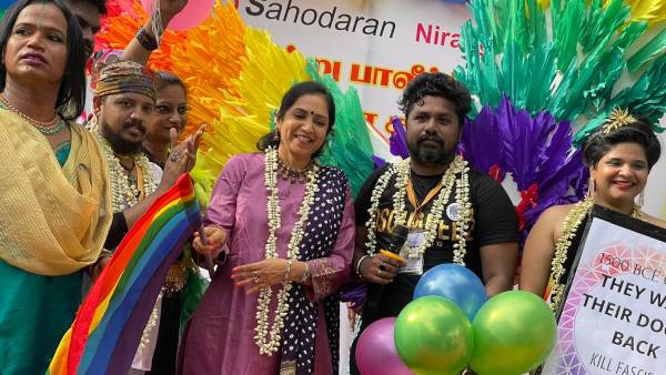 வண்ணமயமான சென்னை.. உரிமை, அடையாளத்துக்காக அணிதிரண்ட LGBTQ ...