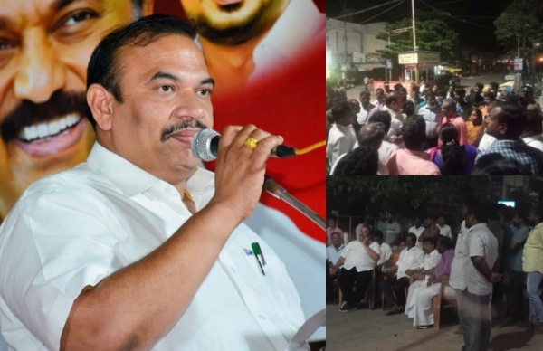  அதிகாரிகள் மெத்தனம்! ஆவேசமடைந்த ஆளுங்கட்சி எம்.எல்.ஏ.! திருச்சியில் நடுரோட்டில் அமர்ந்து தர்ணா! 