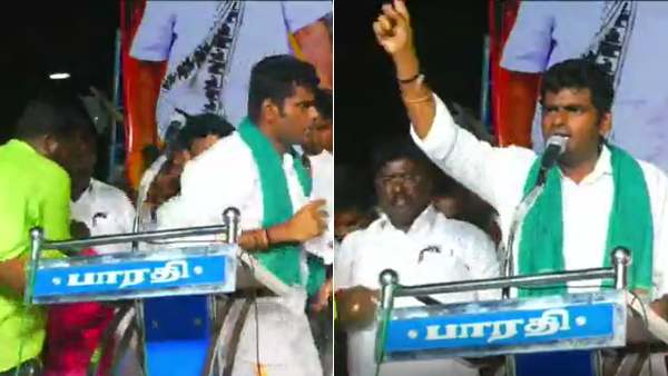  பாஜக மேடையில் கிழிந்த சட்டை.. கீழே விழுந்த முன்னாள் எம்எல்ஏ! அண்ணாமலையுடன் செல்பி எடுக்க தள்ளுமுள்ளு 