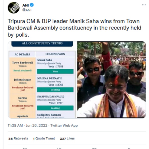 3 Lok Sabha seats, 7 assembly seats by-elections Results 3 Lok Sabha seats, 7 assembly seats by-elections Results