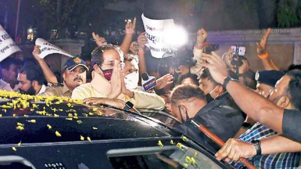 Maharashtra Chief Minister Uddhav Thackeray moved back to his family home Maharashtra Chief Minister Uddhav Thackeray moved back to his family home