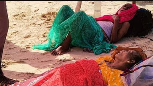 தனுஷ்கோடியில் மயங்கிய முதிய தம்பதி