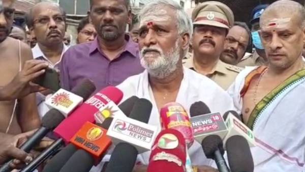 அறநிலையத்துறையை கலைக்கச் சொன்ன மதுரை ஆதினம்..சேகர்பாபு சொன்ன பதில் இதுதான் 