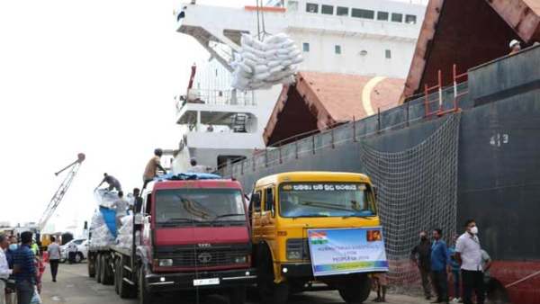 Sri Lanka receives TN Govts humanitarian supplies Sri Lanka receives TN Govts humanitarian supplies