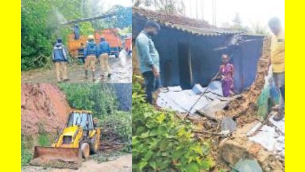 சடசடவென சரிந்த வீடுகள்.. நீலகிரியை மிரட்டிய பேய் மழை.. 10 நாளுக்கு பிறகு குறைகிறது.. மக்கள் நிம்மதி