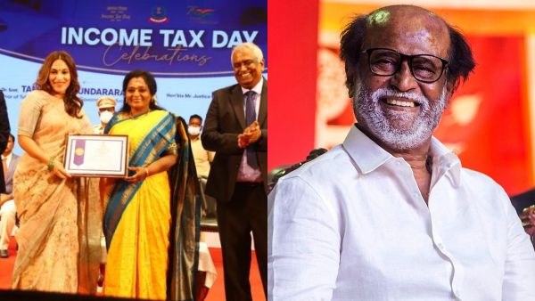 நிஜ சிவாஜியான ரஜினி.. அதிக வருமான வரி செலுத்தியதற்கான விருது! மகள் சௌந்தர்யாவிடம் வழங்கிய தமிழிசை 