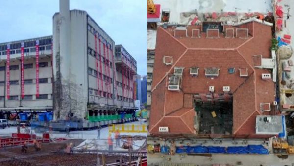 3,800 டன் கட்டிடம் நகர்த்தப்பட்ட அதிசயம்.. மெய்மறந்து கண்டுகளித்த சீன மக்கள்.. எப்படி இது சாத்தியம்? 