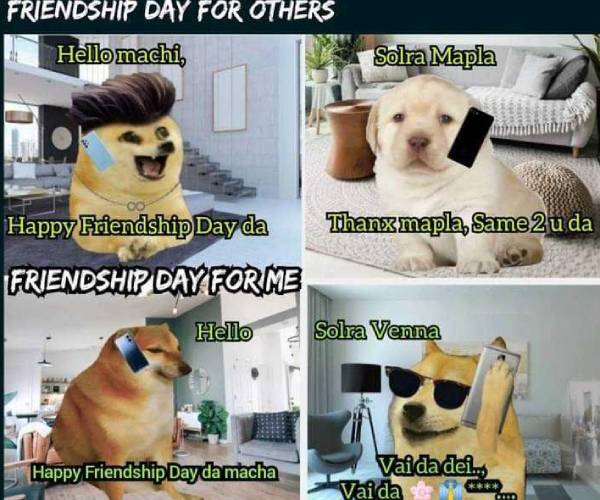 Funny memes collection on friendship day Funny memes collection on friendship day