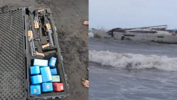Maharashtra: boat with weapons found Raigad Coast Maharashtra: boat with weapons found Raigad Coast