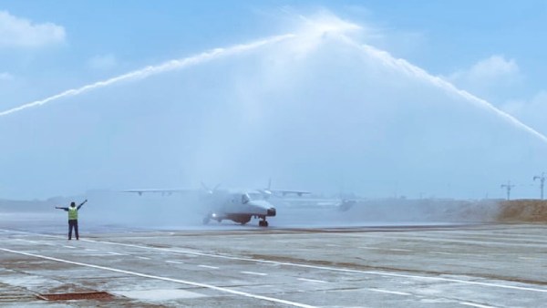 Srilanka receives Dornier 228 Aircraft donated by India Srilanka receives Dornier 228 Aircraft donated by India