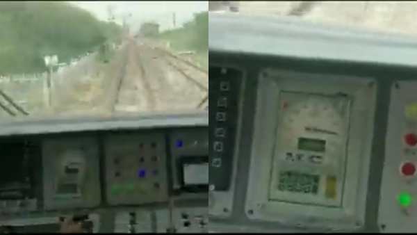 அடேங்கப்பா!  என்ன ஸ்பீட்.. கண்ணிமைக்கும் நேரத்தில் கடந்த வந்தே பாரத் ரயில்! வேகத்தில் புதிய உச்சம்