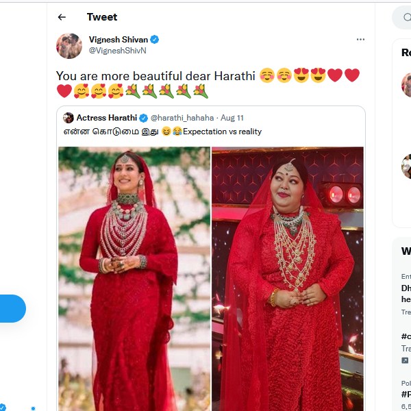 விக்னேஷ் சிவன் ட்வீட்