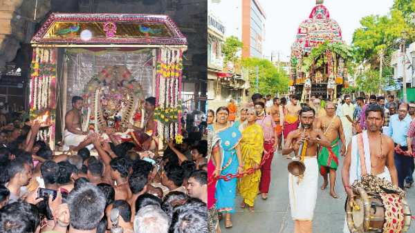 Thousands of devotees witness Tiruchendur Avani Festival Therottam Thousands of devotees witness Tiruchendur Avani Festival Therottam