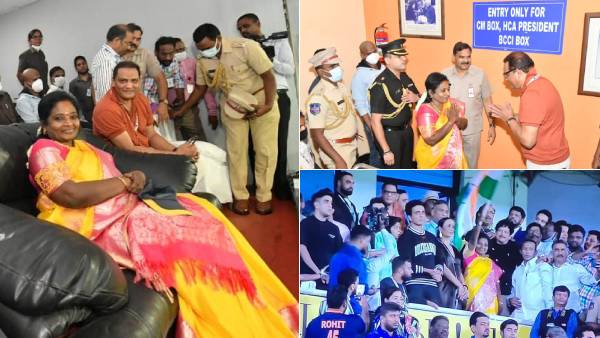 இந்தியா-ஆஸி “ஃபைனலில்” தமிழிசை.. முன்னாள் கேப்டன் அசாருதீனுடன் போட்டோ! தேசிய கொடி பிடித்து “சியர்”