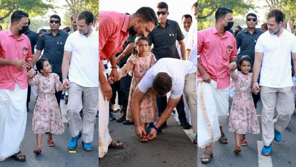  நடக்க கஷ்டப்பட்ட சிறுமி! டக்கென யோசிக்காமல் குனிந்து செருப்பை சரி செய்த ராகுல்.. நெகிழ்ச்சி சம்பவம்