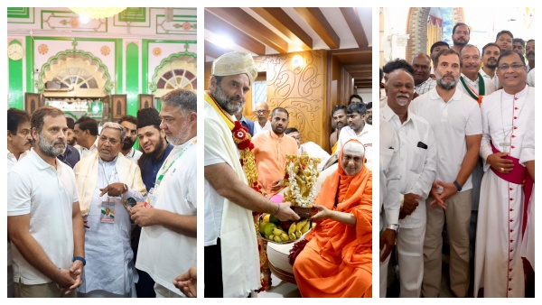  கோயில், மசூதி, சர்ச்.. ஒரே நாளில் அடுத்தடுத்து சென்று ஆசி பெற்ற ராகுல்! உற்றுப் பார்க்கும் கர்நாடகா