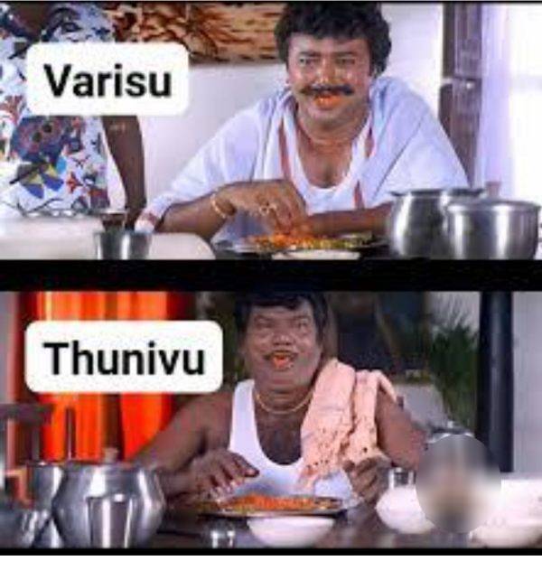 Funny memes collection on varisu and thunivu movie release Funny memes collection on varisu and thunivu movie release