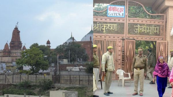 Hindu Mahasabha threats reciting Hanuman Chalisa inside Mathura mosque Hindu Mahasabha threats reciting Hanuman Chalisa inside Mathura mosque