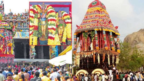 Karthikai Deepam: Devotees visit Murugan Temples car festival at Thiruparangundram Karthikai Deepam: Devotees visit Murugan Temples car festival at Thiruparangundram