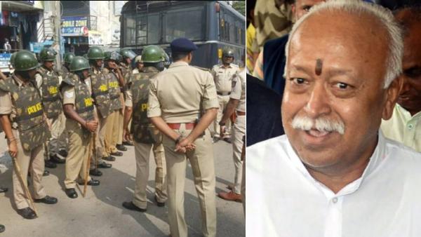 'சென்சிட்டிவ்' ஷிவமொக்காவுக்கு.. பறந்து வரும் மோகன் பகவத்.. கர்நாடகா போலீஸ் உச்சகட்ட 'அலர்ட்' 