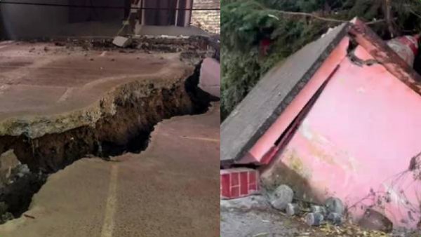 சில நொடிகளில் மண்ணில் புதைந்த கோயில்! அடுத்தடுத்து ஜோஷிமத்தில் நடக்கும் 