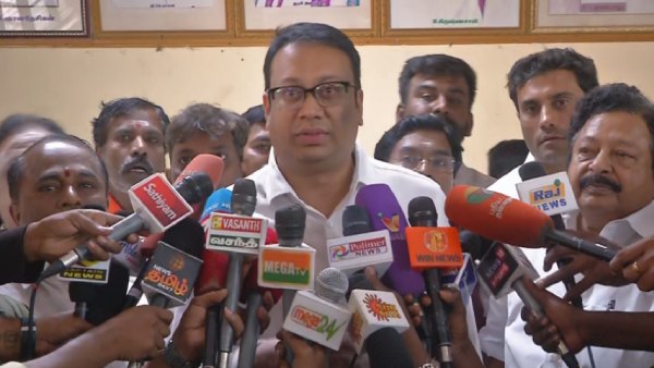 Erode East By election: Sanjay Sampath campaign for father E.V.K.S. Elangovan Erode East By election: Sanjay Sampath campaign for father E.V.K.S. Elangovan